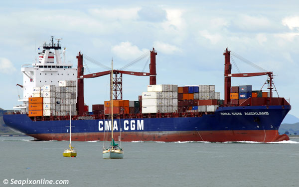 CMA CGM Auckland, Rio Ardeche 9344564 ID 3874